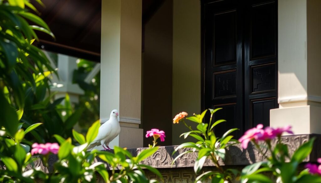 arti kedatangan burung merpati putih